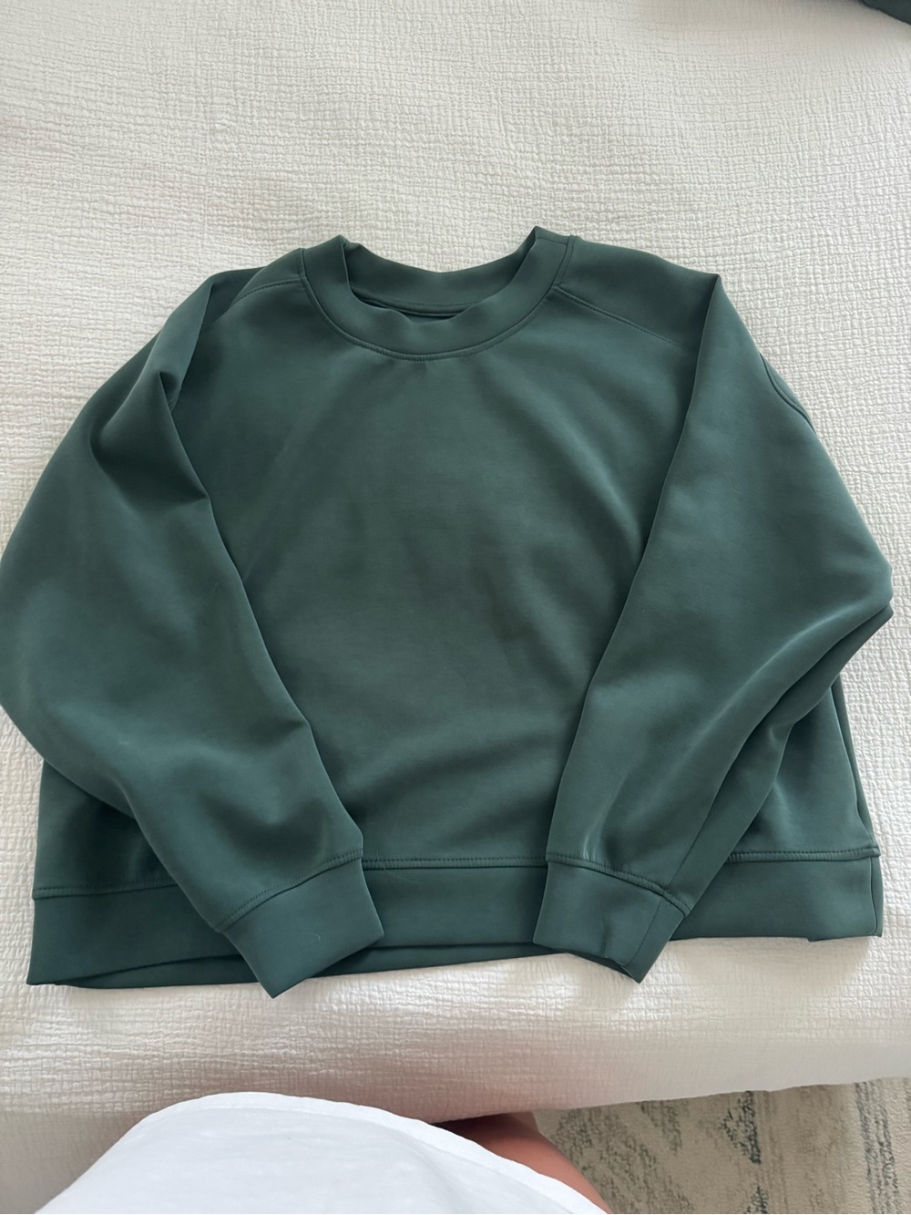 Target Women's Dark Green Crewneck Sweatshirt